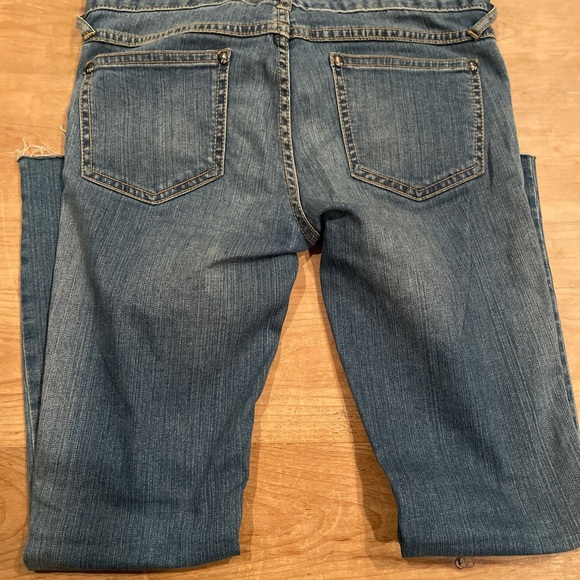 Free People distressed hem Blue Denim Jeans Casual Comfy 28 - Picture 3 of 6